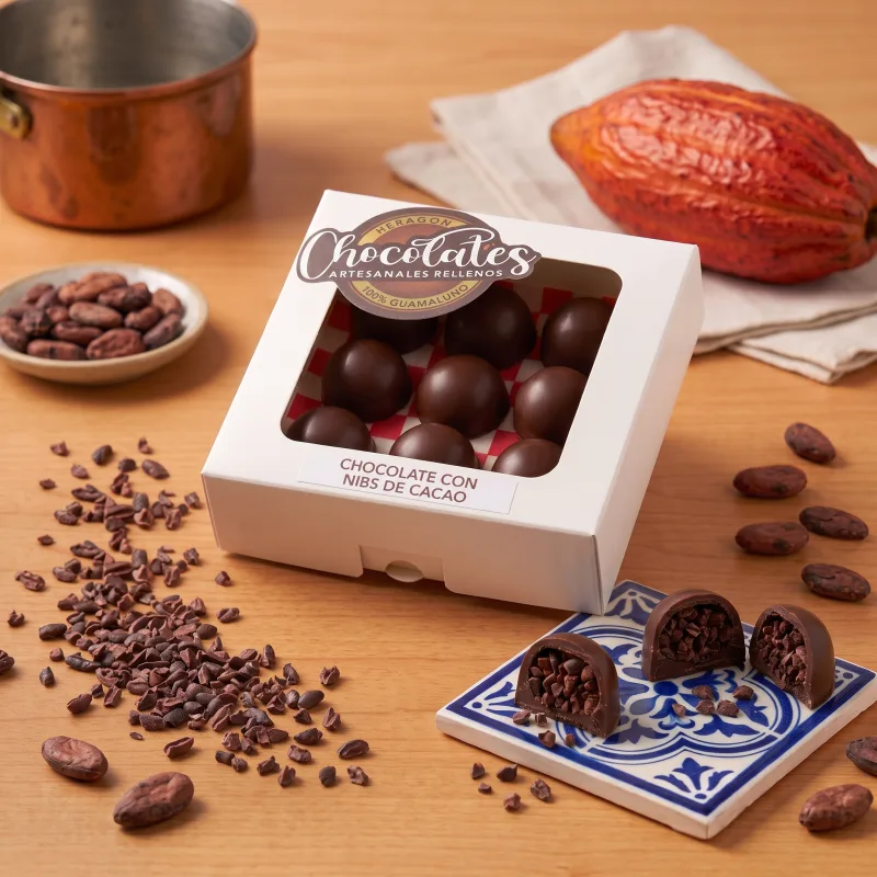 Chocolate con Nibs de Cacao
